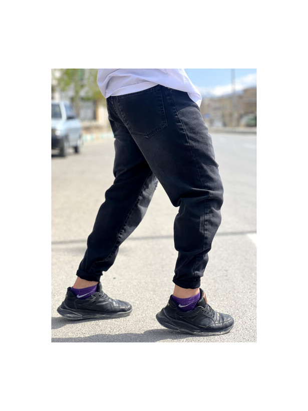 شلوار لی مام استایل ابی روشن ترک4