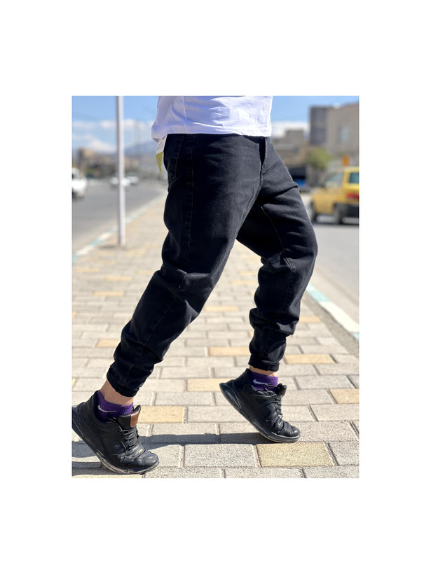 شلوار لی مام استایل ابی روشن ترک1