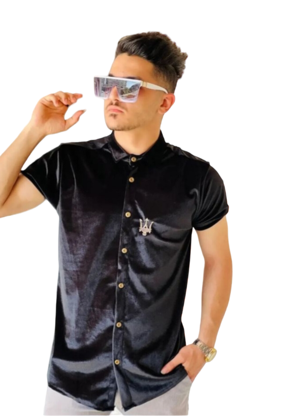 پیراهن مخمل مشکی