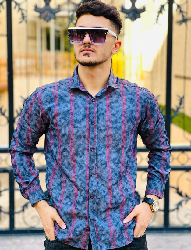 Cloud striped shirt2