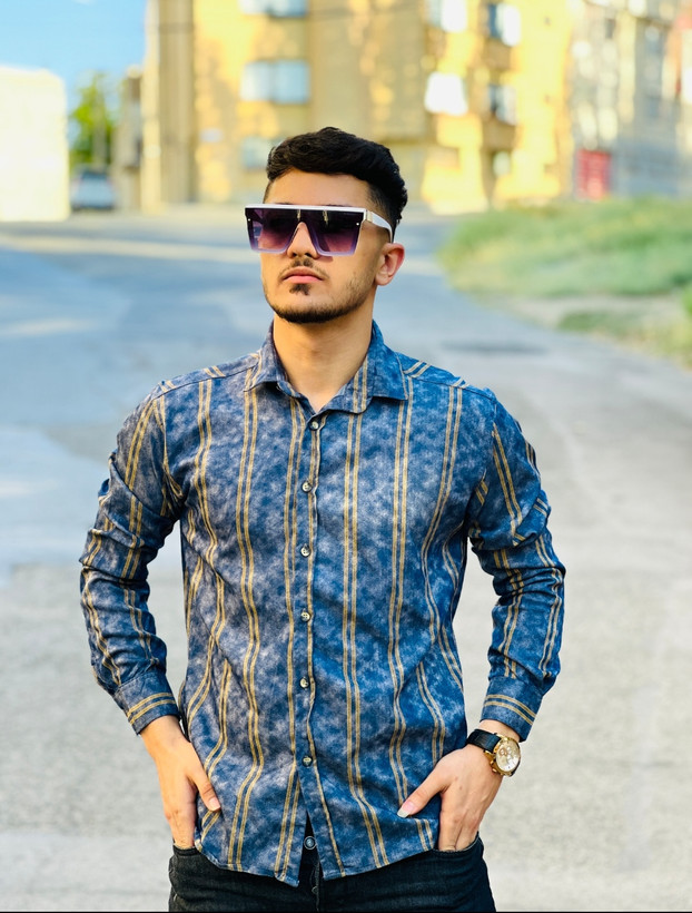 Cloud striped shirt1