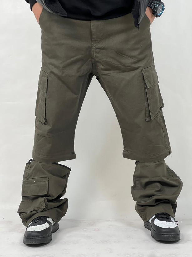 شلوار کارگو سبز