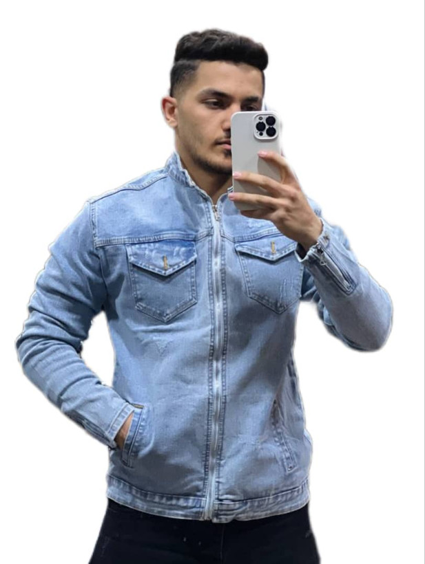 کت لی استین دورس رنگ ابی اسمانی