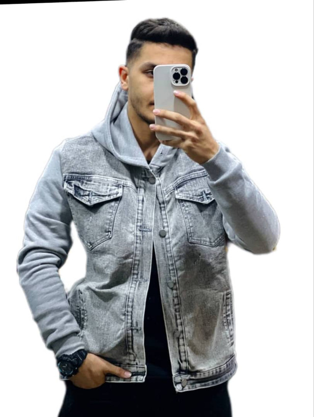 کت لی استین دورس رنگ طوسی