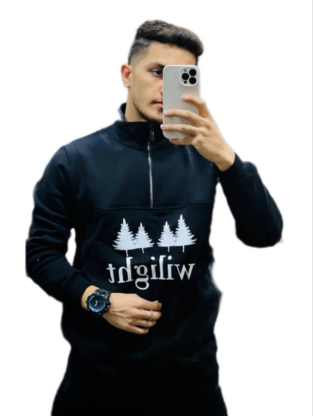 دورس نیم زیپ مشکی