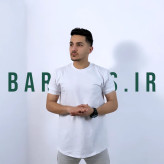 تیشرت بیسیک استین کش سفید