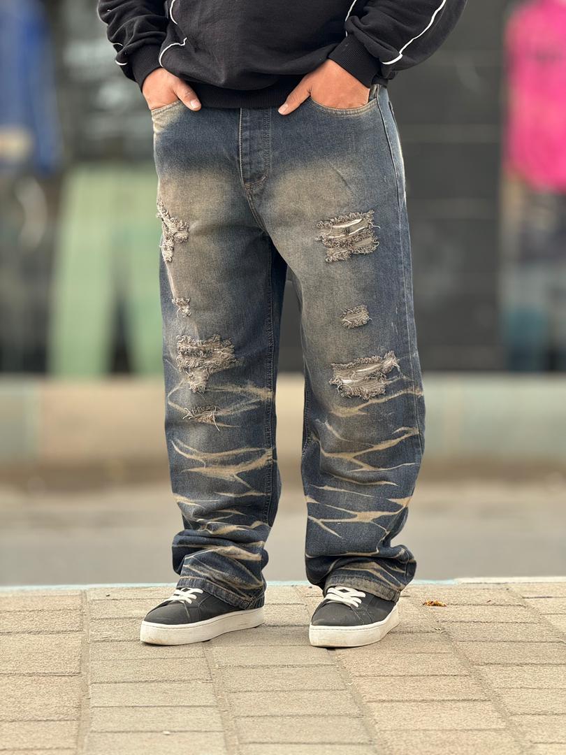 شلوار بگ  کثیف شور