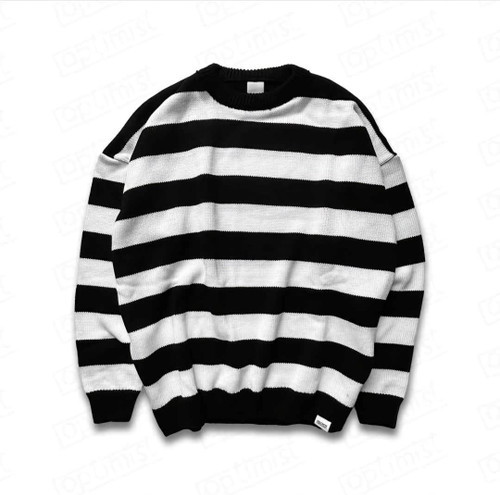 دورس بافت رینگی سفید مشکی از جلو