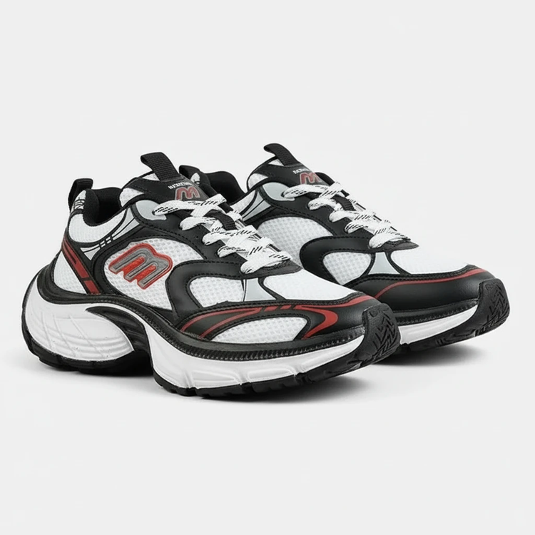 کفش بالنسیاگو سفید قرمز