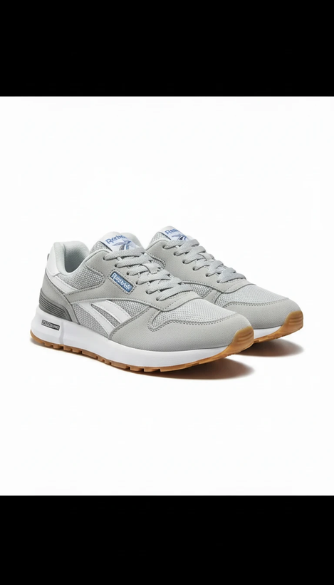 کفش ریبوک مردانه طوسی سفید