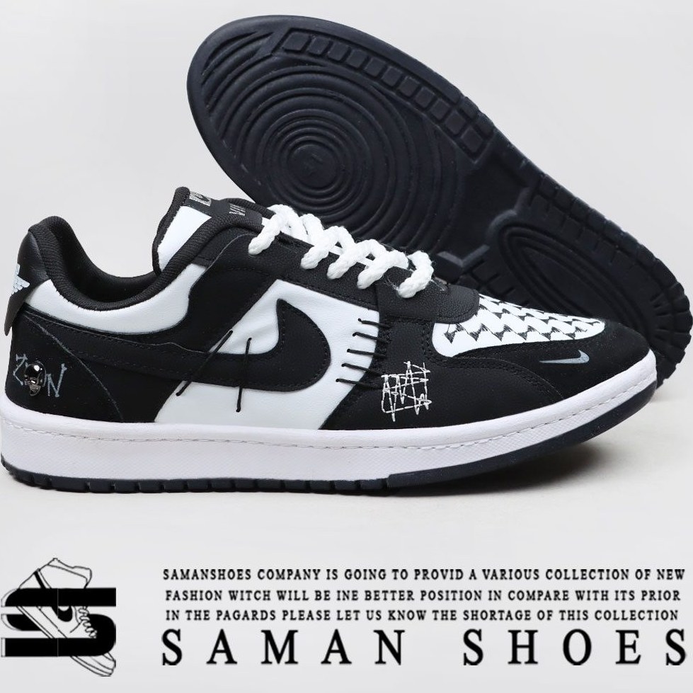 کفش مردانه نایک جوردن سفید مشکی