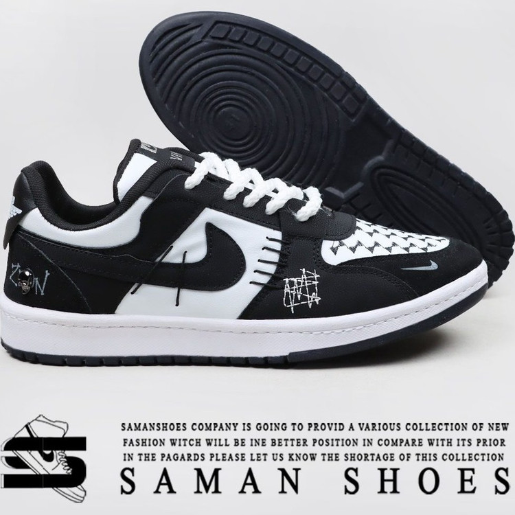 کفش مردانه نایک جوردن سفید مشکی