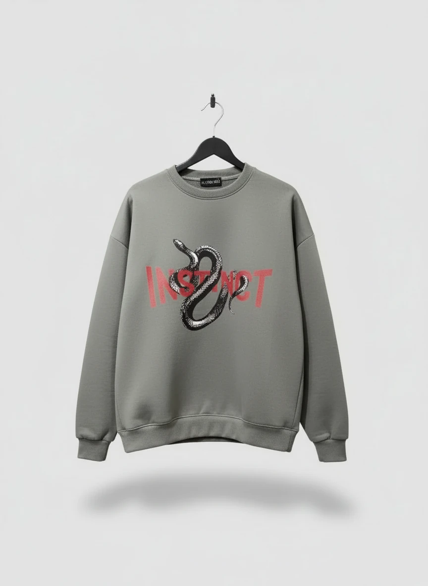 دورس طرح چاپی مار – استایل ترند 2025 طوسی