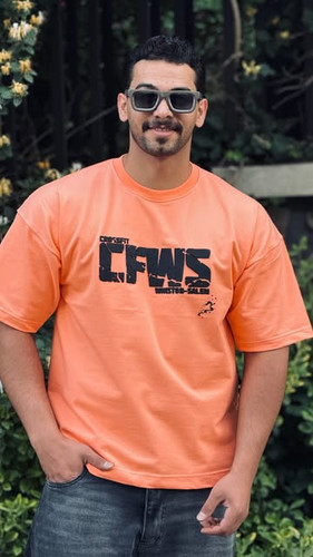 تیشرت cfws قواره باکسی سایز L XL 2XL