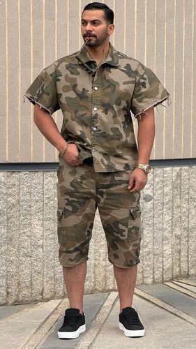 ست چیریکی قواره دار سنگشور شده پارچه کتان سایز L XL 2XL 3XL